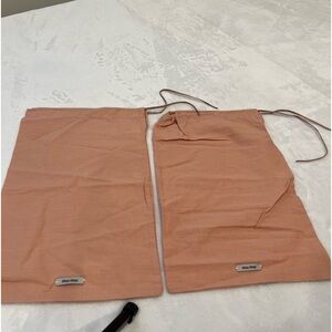 Miu Miu shoe dust bags